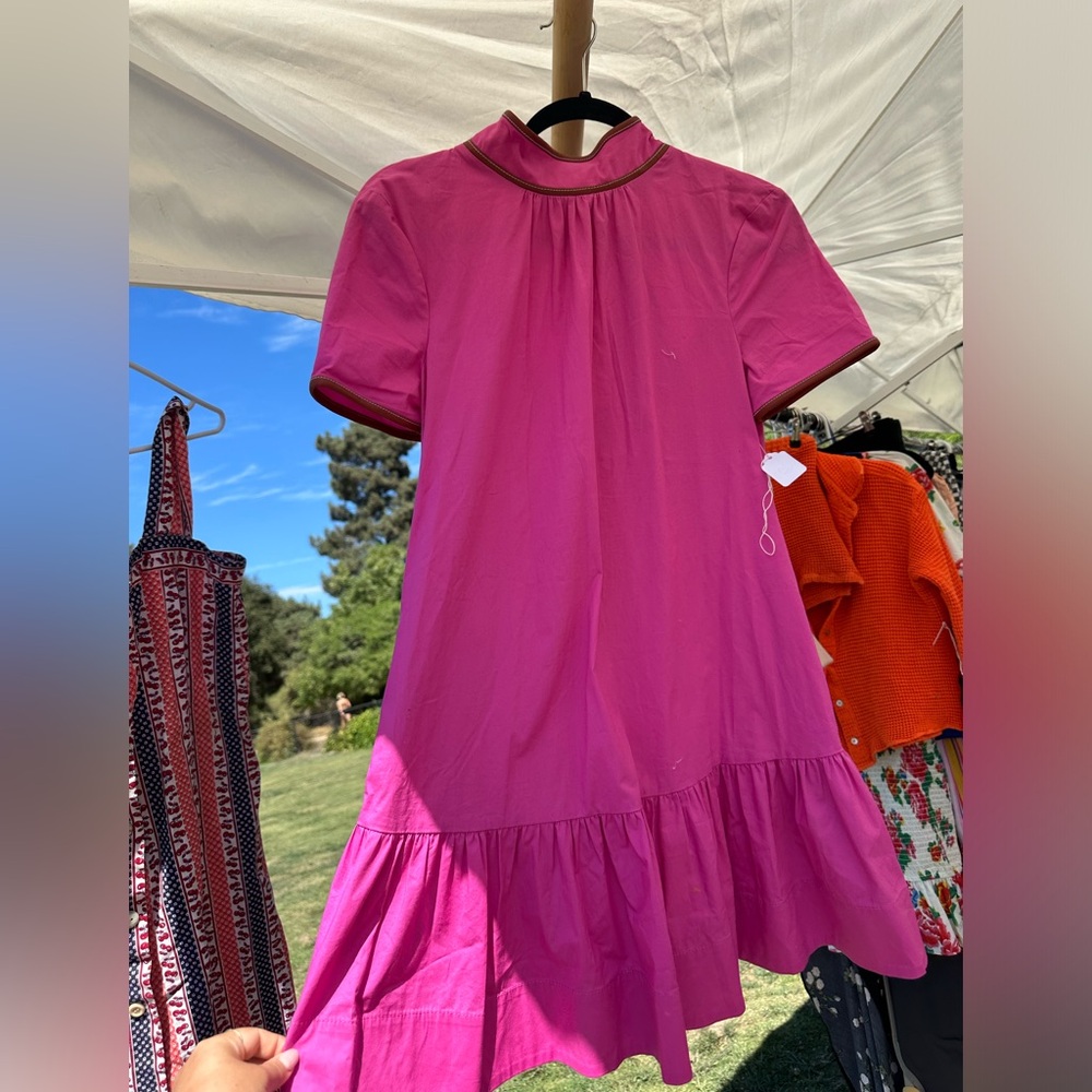 STAUD Pink Mini Dress